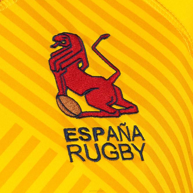 gömlek kısa kollu 2 üniforma ispanyol rugby federasyonu Joma sarı kadınlar 0RJD3588