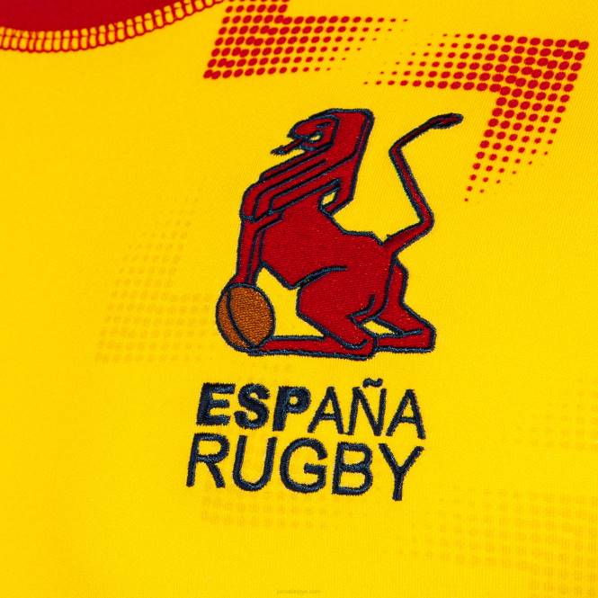 gömlek kısa kollu 2 üniforma ispanyol rugby federasyonu Joma sarı0RJD2972