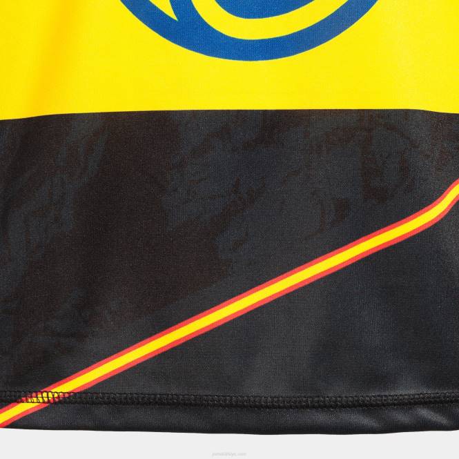 gömlek kısa kollu 3 üniforma ispanyol kraliyet hentbol federasyonu Joma siyah koyu gri0RJD534