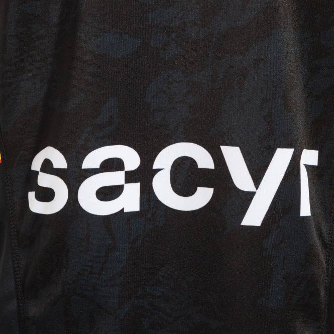 gömlek kısa kollu 3 üniforma ispanyol kraliyet hentbol federasyonu Joma siyah koyu gri0RJD534