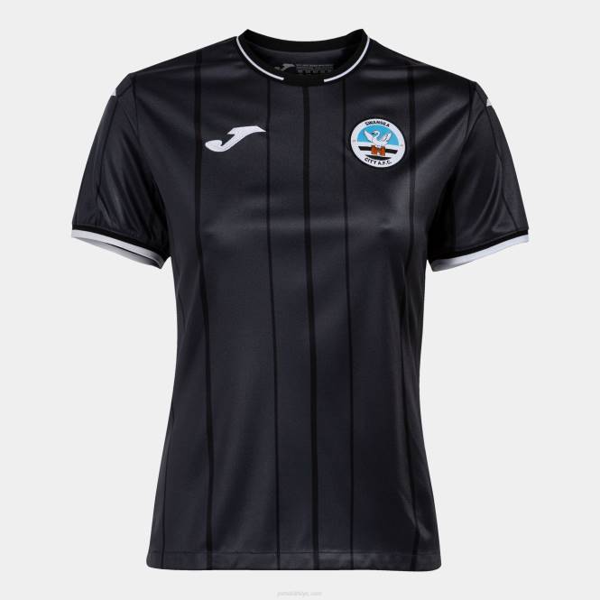 gömlek kısa kollu 3 üniforma swansea 22/23 Joma koyu gri kadınlar 0RJD3914
