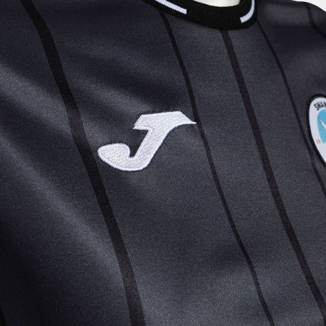 gömlek kısa kollu 3 üniforma swansea 22/23 Joma koyu gri kadınlar 0RJD3914