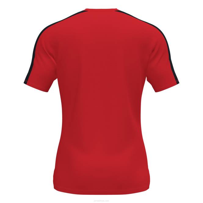 gömlek kısa kollu akademi iii Joma kırmızı siyah erkekler 0RJD1304