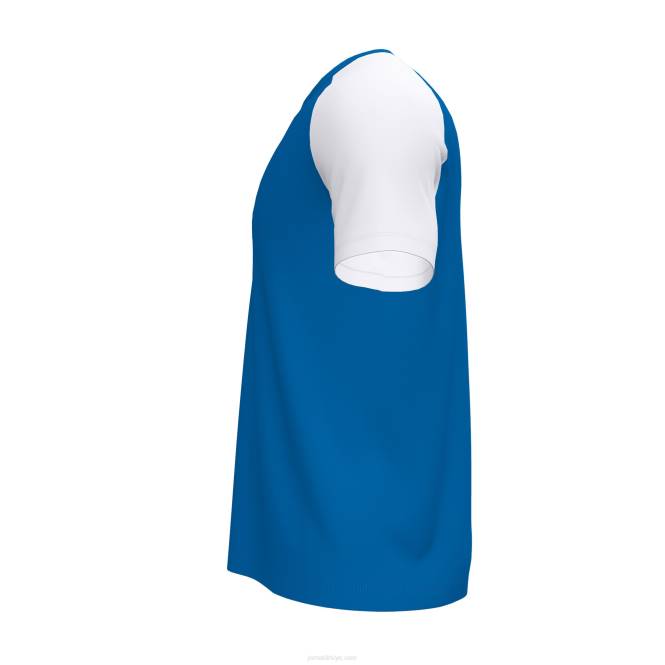 gömlek kısa kollu akademi iv Joma kraliyet mavisi beyaz erkekler 0RJD810