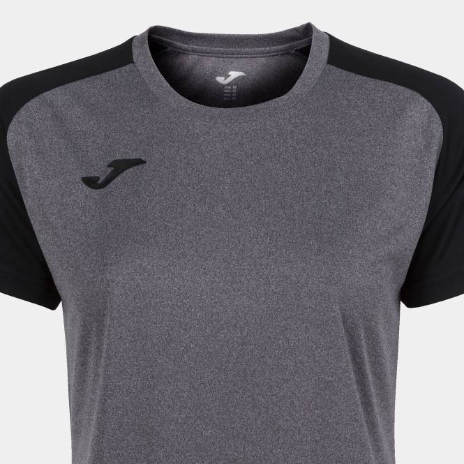 gömlek kısa kollu akademi iv Joma melanj gri siyah kadınlar 0RJD3670