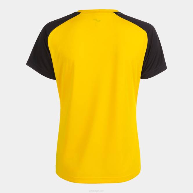 gömlek kısa kollu akademi iv Joma sarı siyah kadınlar 0RJD1999