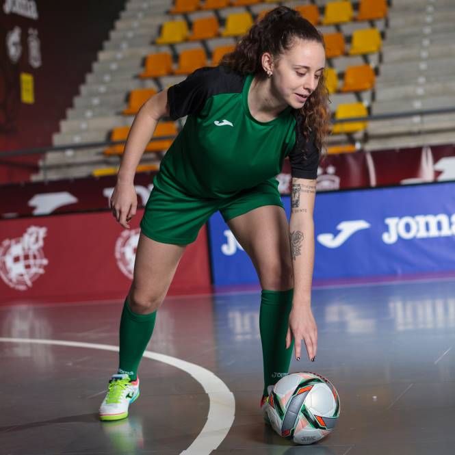 gömlek kısa kollu akademi iv Joma yeşil siyah kadınlar 0RJD2652