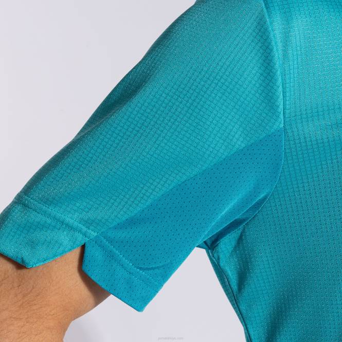 gömlek kısa kollu altın iv Joma floresan turkuaz lacivert erkekler 0RJD3028