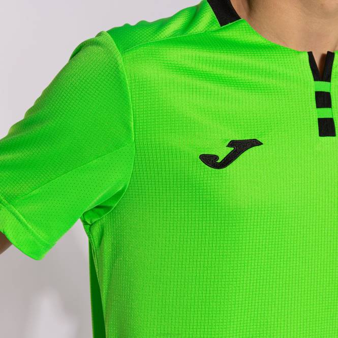 gömlek kısa kollu altın iv Joma floresan yeşil siyah erkekler 0RJD1039