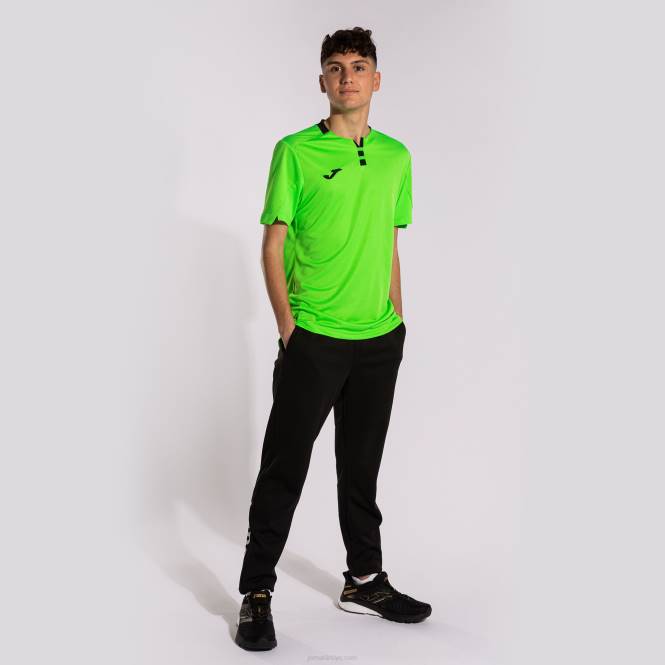 gömlek kısa kollu altın iv Joma floresan yeşil siyah erkekler 0RJD1039