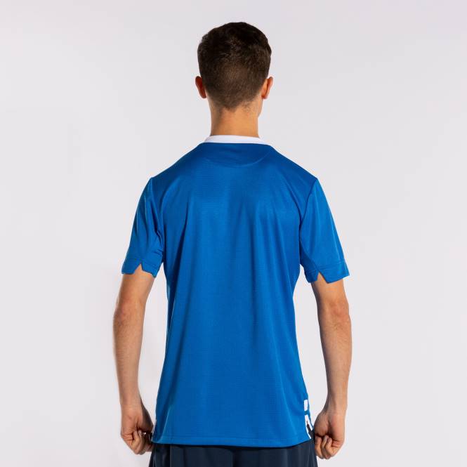 gömlek kısa kollu altın iv Joma kraliyet mavisi beyaz erkekler 0RJD1203