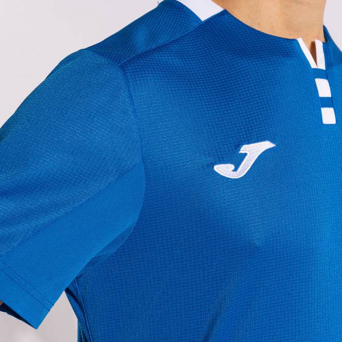 gömlek kısa kollu altın iv Joma kraliyet mavisi beyaz erkekler 0RJD1203