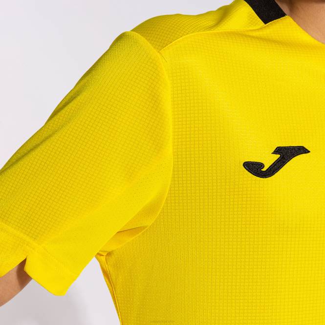 gömlek kısa kollu altın iv Joma sarı siyah erkekler 0RJD4710