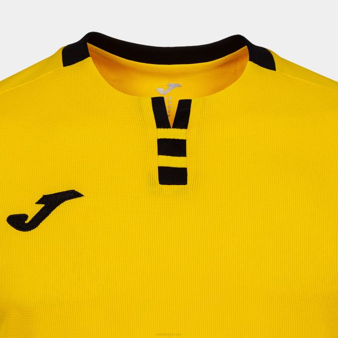 gömlek kısa kollu altın iv Joma sarı siyah erkekler 0RJD4710