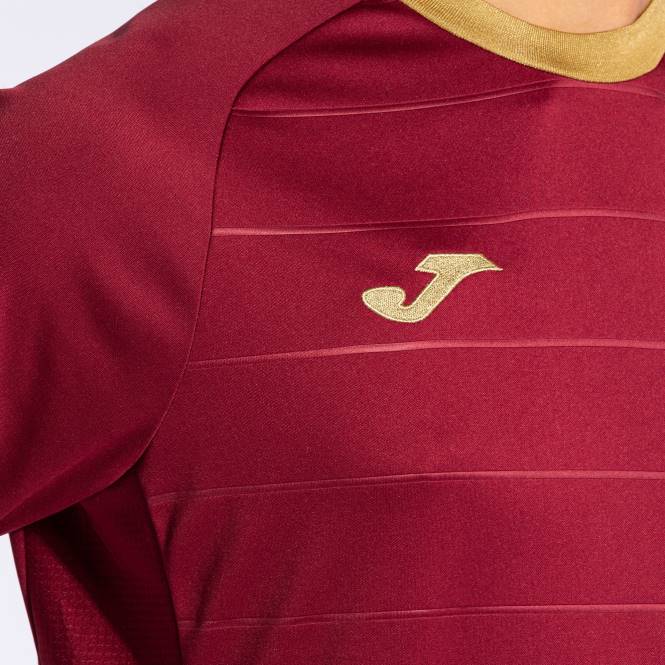 gömlek kısa kollu altın v Joma bordo erkekler 0RJD1136