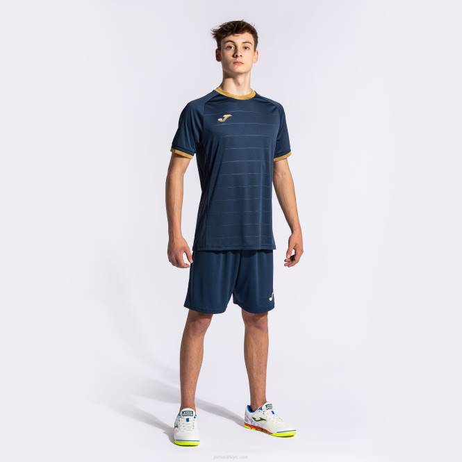 gömlek kısa kollu altın v Joma lacivert erkekler 0RJD871