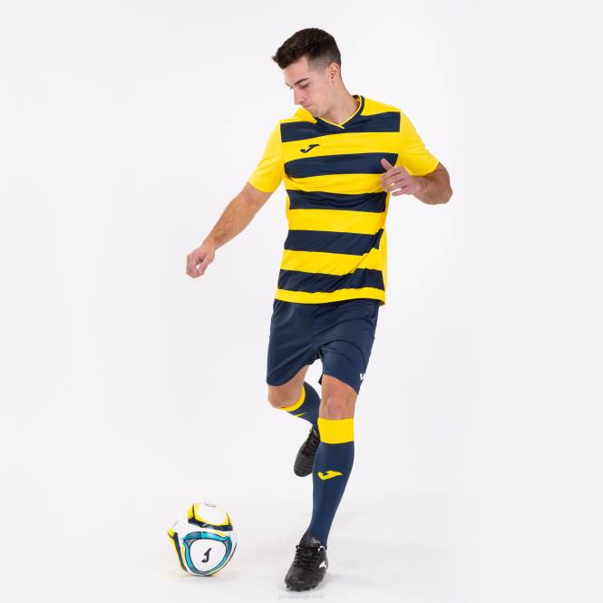 gömlek kısa kollu avrupa iv Joma sarı lacivert erkekler 0RJD4399