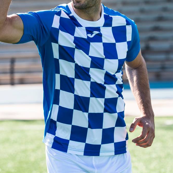 gömlek kısa kollu bayrak ii Joma kraliyet mavisi beyaz erkekler 0RJD4146