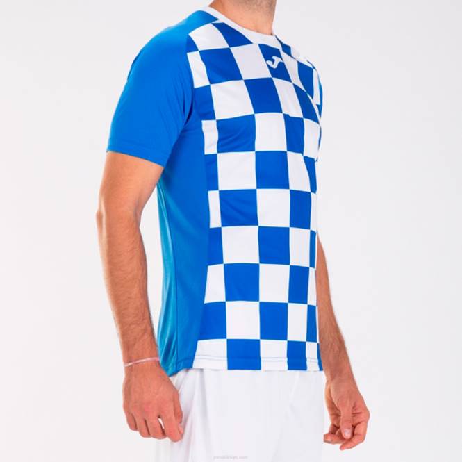gömlek kısa kollu bayrak ii Joma kraliyet mavisi beyaz erkekler 0RJD4146