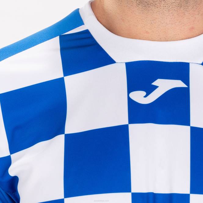 gömlek kısa kollu bayrak ii Joma kraliyet mavisi beyaz erkekler 0RJD4146