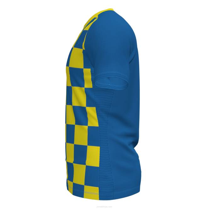 gömlek kısa kollu bayrak ii Joma kraliyet mavisi sarı erkekler 0RJD4622