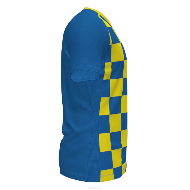 gömlek kısa kollu bayrak ii Joma kraliyet mavisi sarı erkekler 0RJD4622
