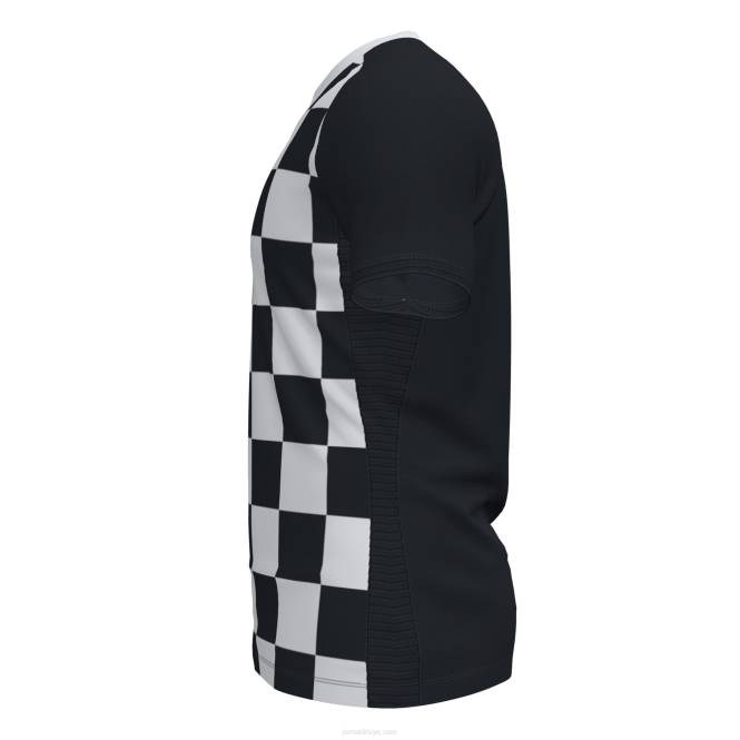 gömlek kısa kollu bayrak ii Joma siyah beyaz erkekler 0RJD4397