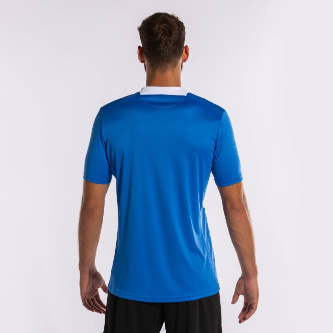 gömlek kısa kollu bayrak iii Joma kraliyet mavisi beyaz erkekler 0RJD241