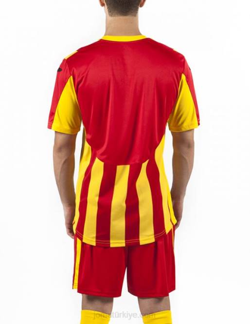 gömlek kısa kollu copa Joma kırmızı Sarı erkekler 0RJD4487