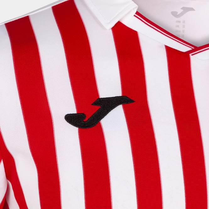 gömlek kısa kollu copa ii Joma Beyaz kırmızı erkekler 0RJD1007