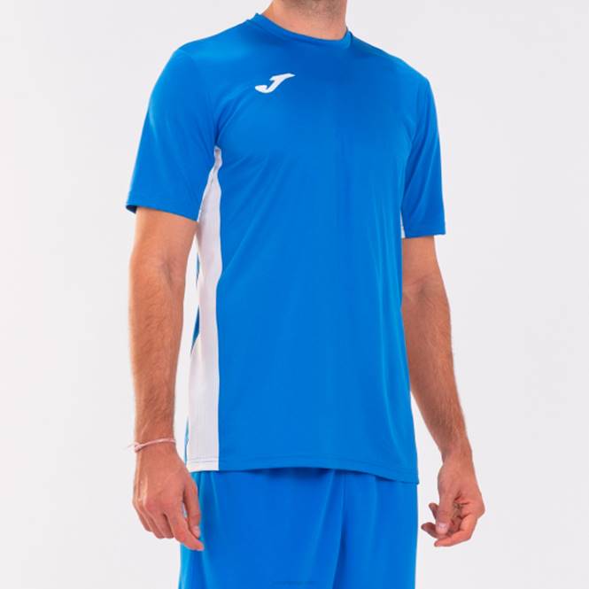 gömlek kısa kollu cosenza Joma kraliyet mavisi beyaz erkekler 0RJD545