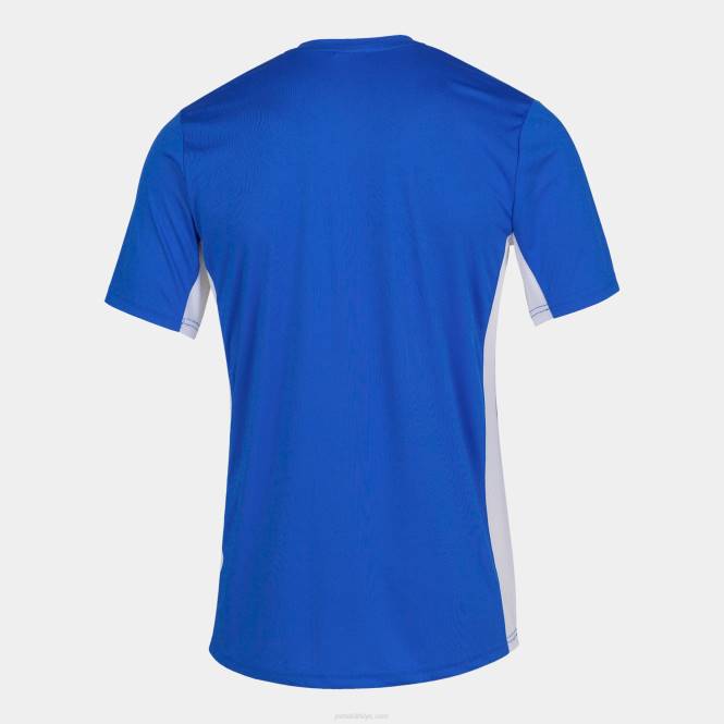 gömlek kısa kollu cosenza Joma kraliyet mavisi beyaz erkekler 0RJD545