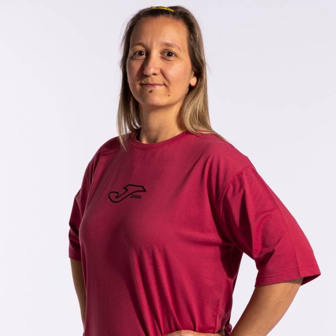 gömlek kısa kollu defne Joma pembe kadınlar 0RJD1846