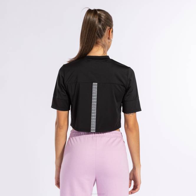 gömlek kısa kollu defne Joma siyah kadınlar 0RJD1579