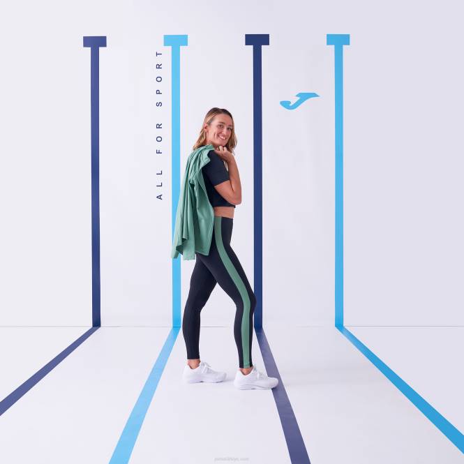 gömlek kısa kollu defne Joma siyah kadınlar 0RJD1579