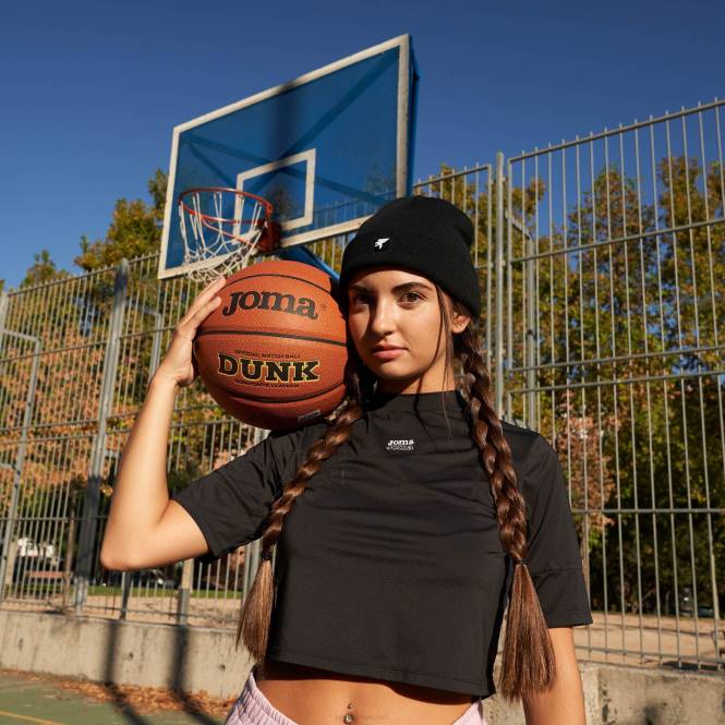 gömlek kısa kollu defne Joma siyah kadınlar 0RJD1579