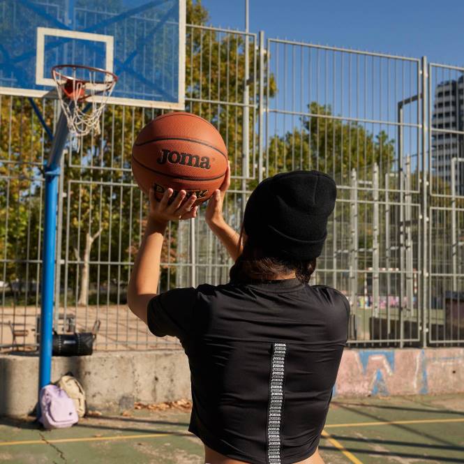 gömlek kısa kollu defne Joma siyah kadınlar 0RJD1579