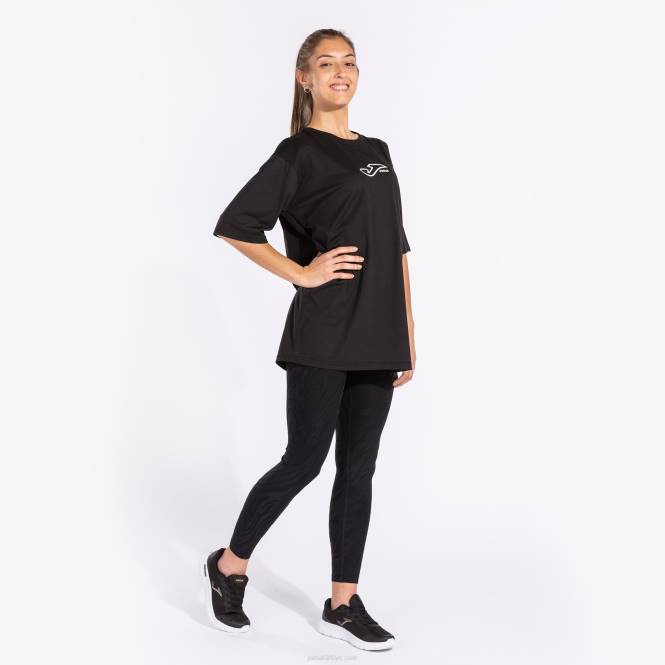 gömlek kısa kollu defne Joma siyah kadınlar 0RJD3725