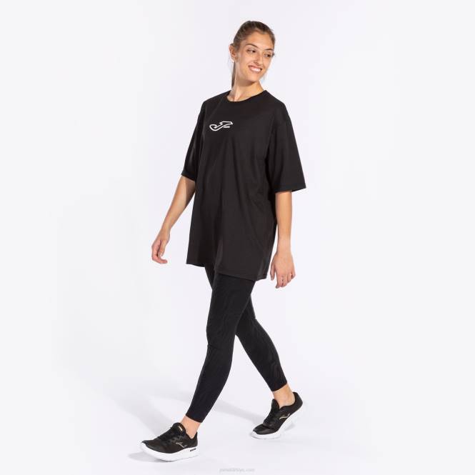 gömlek kısa kollu defne Joma siyah kadınlar 0RJD3725