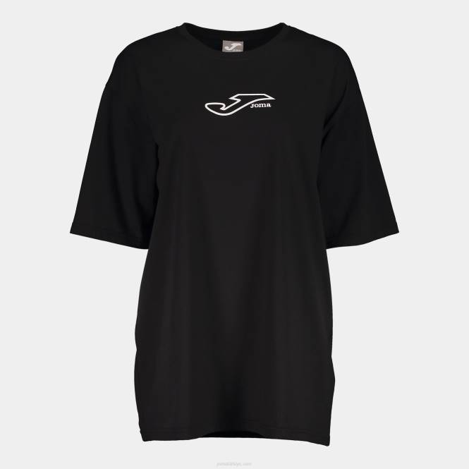 gömlek kısa kollu defne Joma siyah kadınlar 0RJD3725