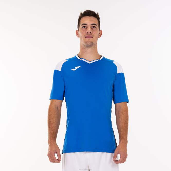 gömlek kısa kollu ekip iii Joma kraliyet mavisi beyaz lacivert erkekler 0RJD1467