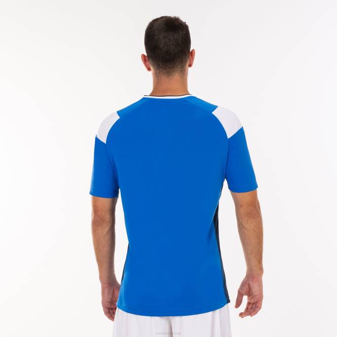 gömlek kısa kollu ekip iii Joma kraliyet mavisi beyaz lacivert erkekler 0RJD1467