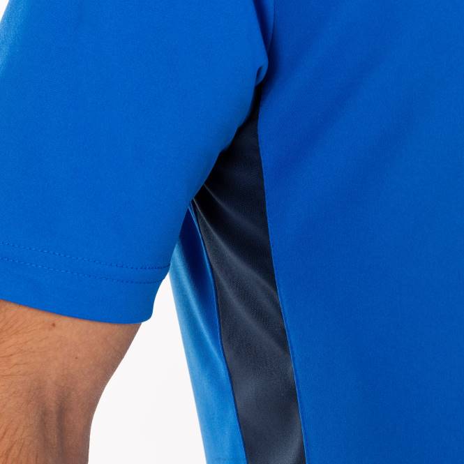 gömlek kısa kollu ekip iii Joma kraliyet mavisi beyaz lacivert erkekler 0RJD1467