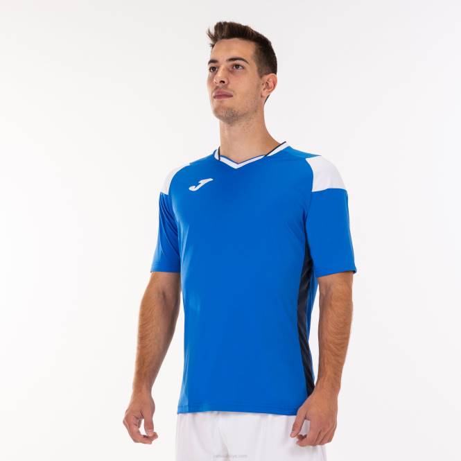 gömlek kısa kollu ekip iii Joma kraliyet mavisi beyaz lacivert erkekler 0RJD1467