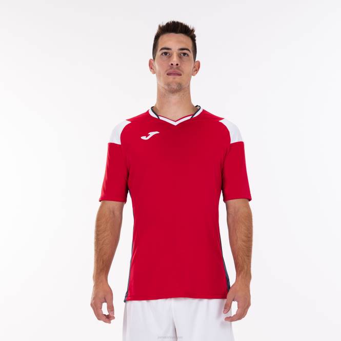 gömlek kısa kollu ekip iii Joma kırmızı beyaz lacivert erkekler 0RJD978
