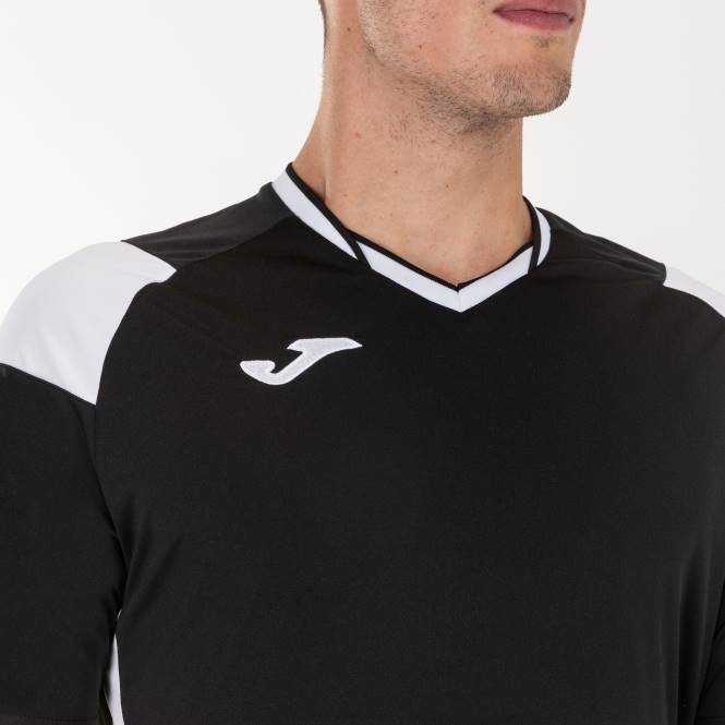 gömlek kısa kollu ekip iii Joma siyah beyaz erkekler 0RJD3387