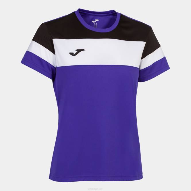 gömlek kısa kollu ekip iv Joma mor siyah beyaz kadınlar 0RJD3597