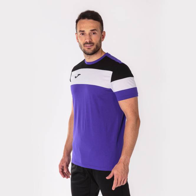 gömlek kısa kollu ekip iv Joma mor siyah erkekler 0RJD2843