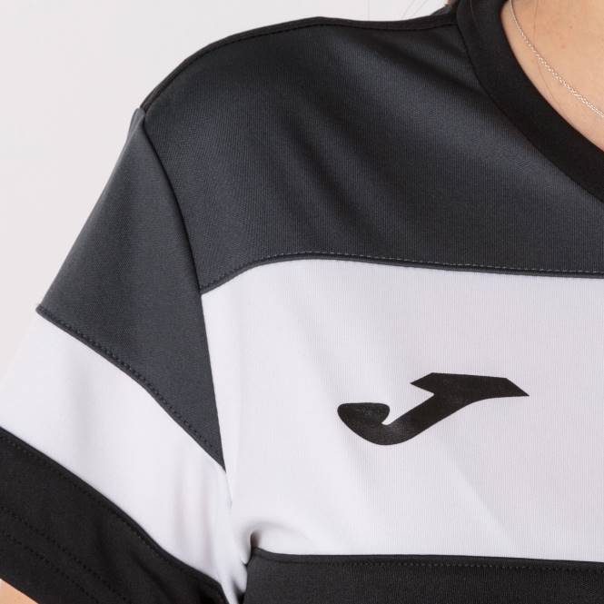 gömlek kısa kollu ekip iv Joma siyah koyu gri beyaz kadınlar 0RJD2056