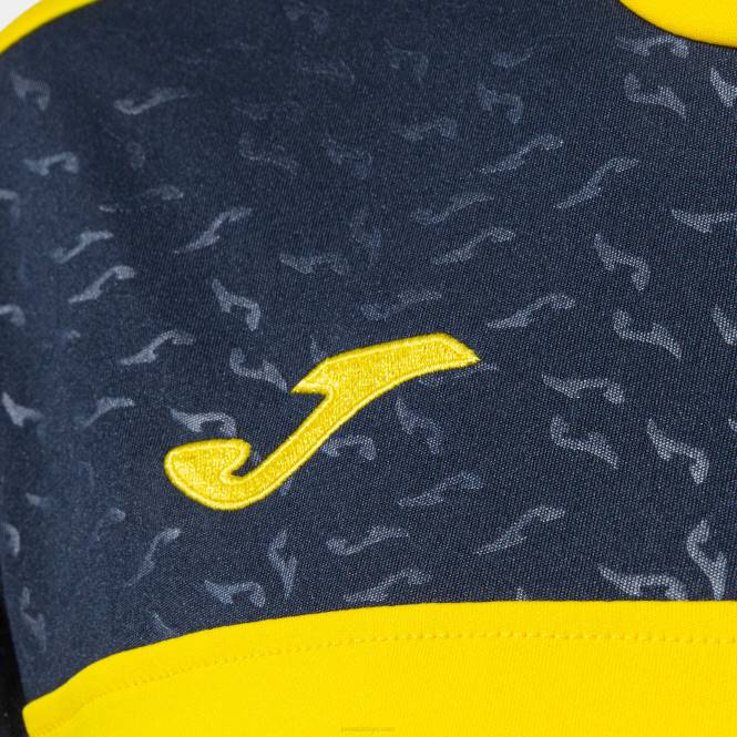 gömlek kısa kollu ekip v Joma sarı kraliyet mavisi lacivert kadınlar 0RJD2417